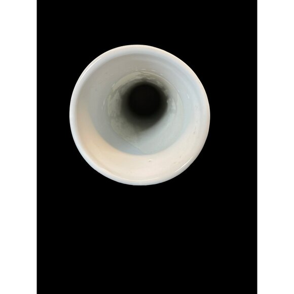 Vintage Va Bene Pink Flower Floral Handpainted Porcelain Vase 8" - Picture 6 of 8